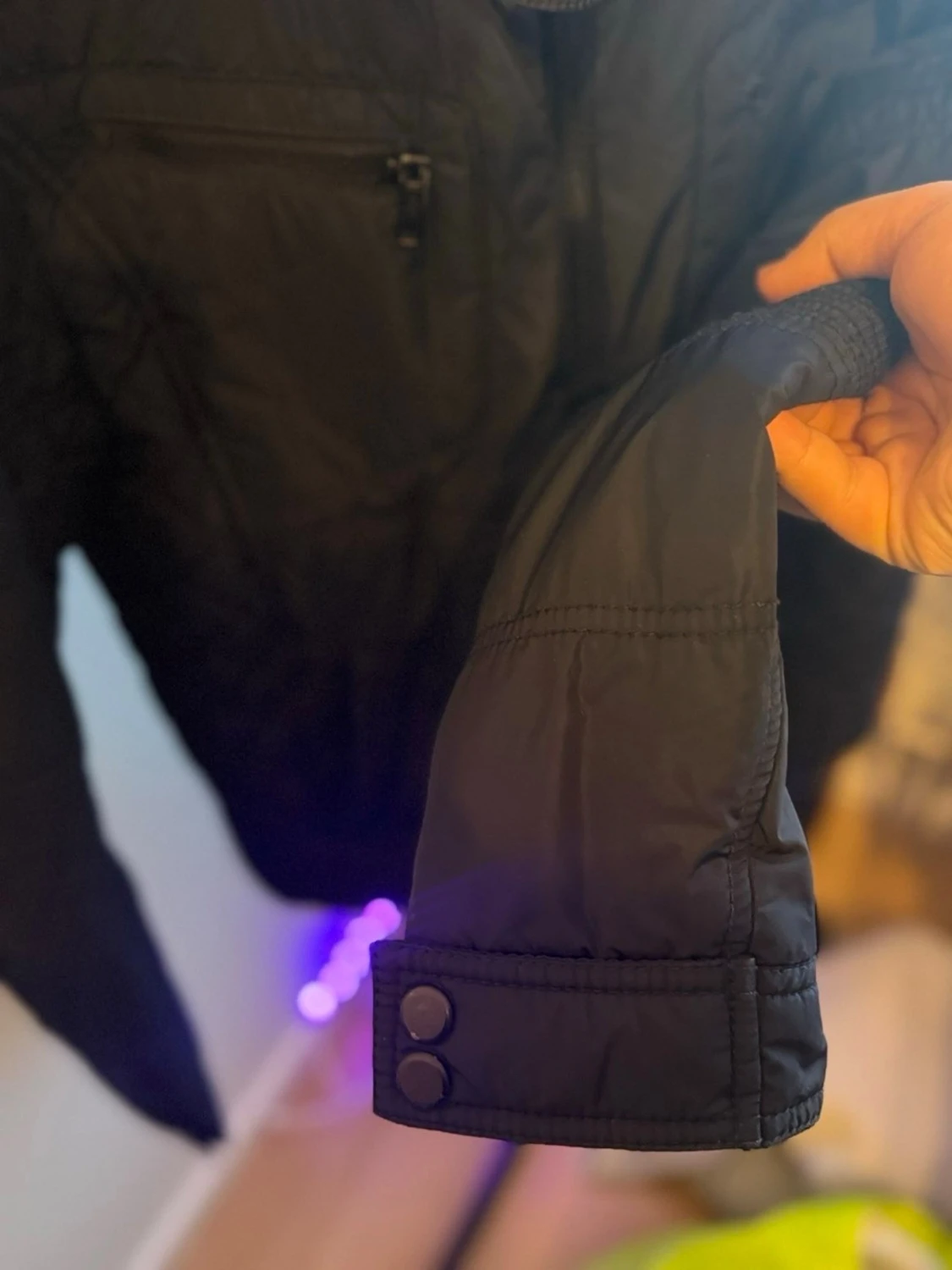 Svart quiltad jacka från Zara Man - 2