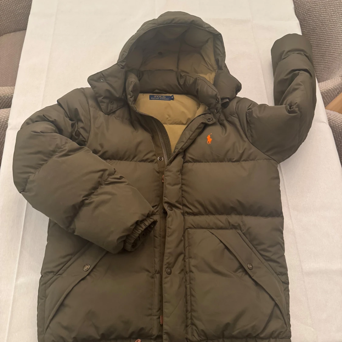 Olivgrön pufferjacka Polo Ralph Lauren