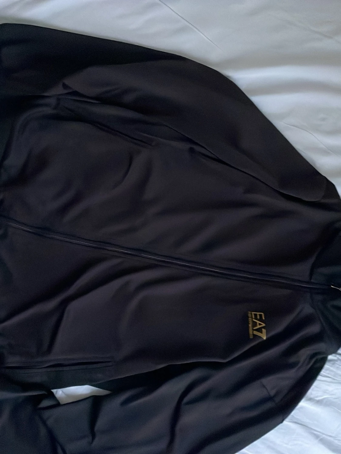 Svart track kofta från EA7 Emporio Armani - 2