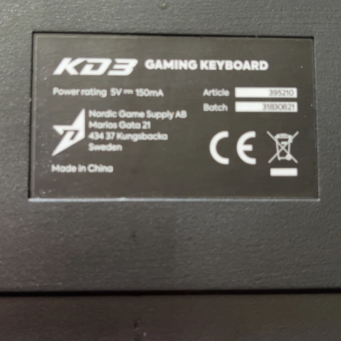 KD3 Gaming Keyboard - 2