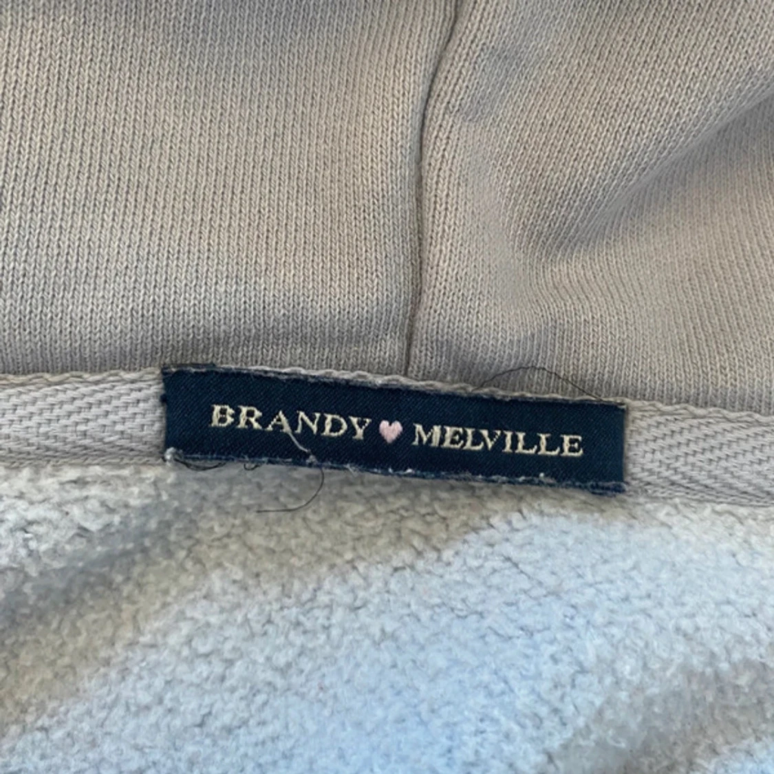 Ljusblå hoodie från Brandy Melville - 1