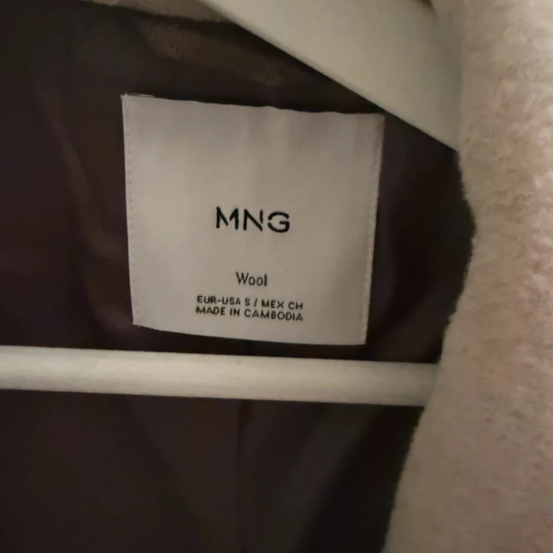 Beige skepparkavaj från MNG i ull - 2