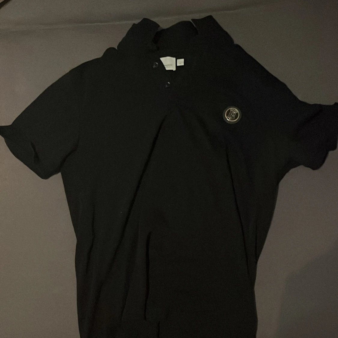 Svart Burberry henley XL