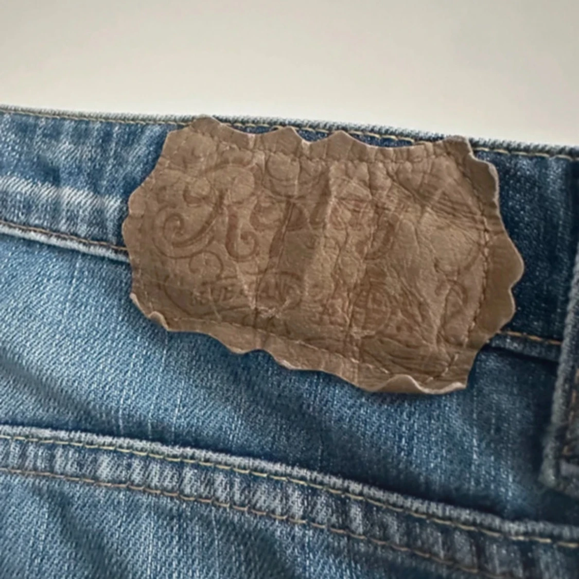 Replay jeans med slitningar, blå, W27 L32 - 2