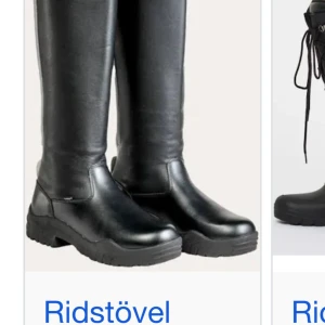 Svarta ridstövlar  - säljer ett par svarta vinter ridstövlar, knappt använda alls, komprimator för fler bilder💕💕