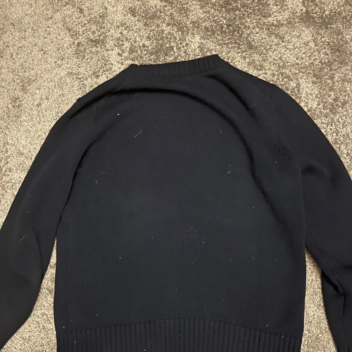 Mörkblå stickad tröja Polo Ralph Lauren - 4