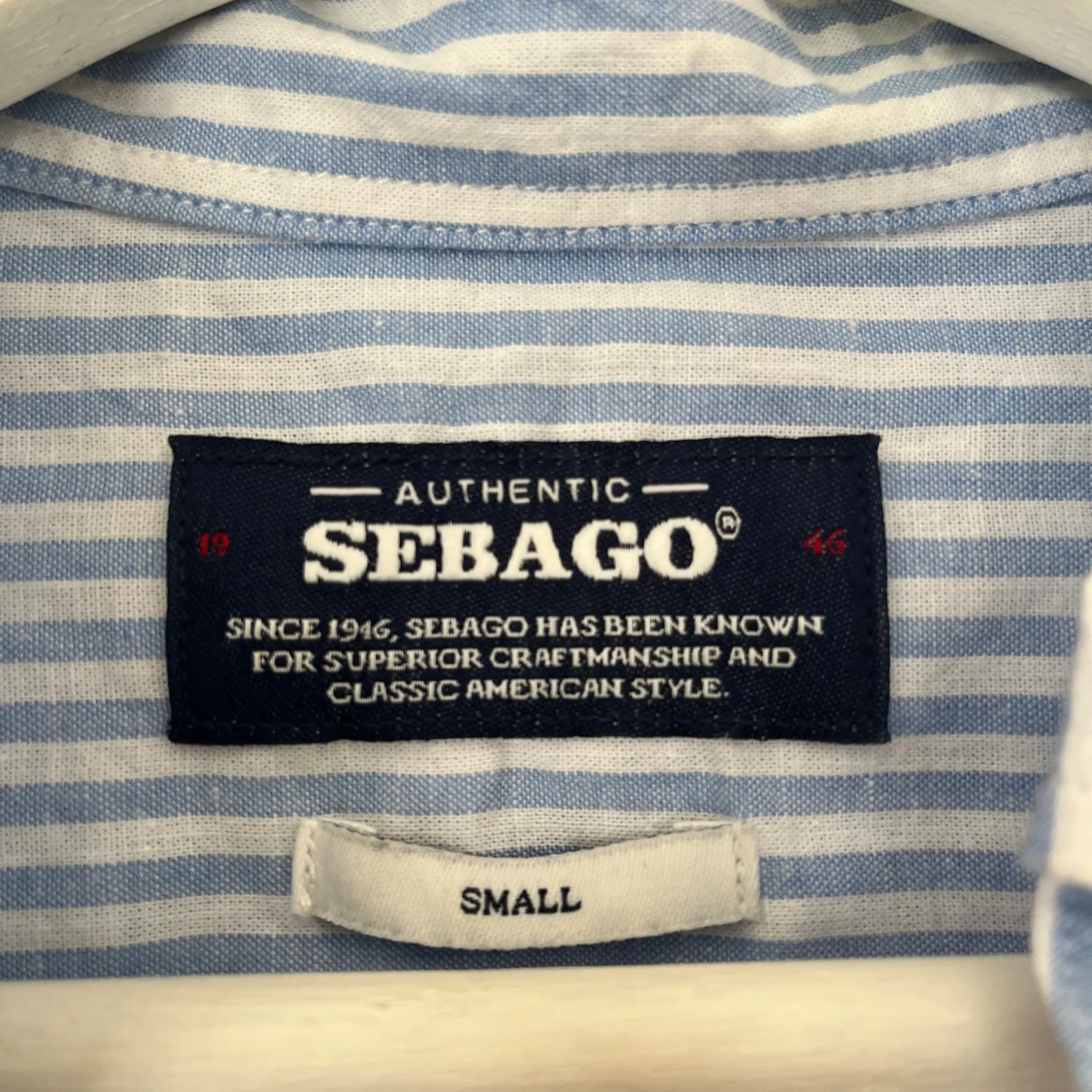 Blårandig skjorta från Sebago - 2