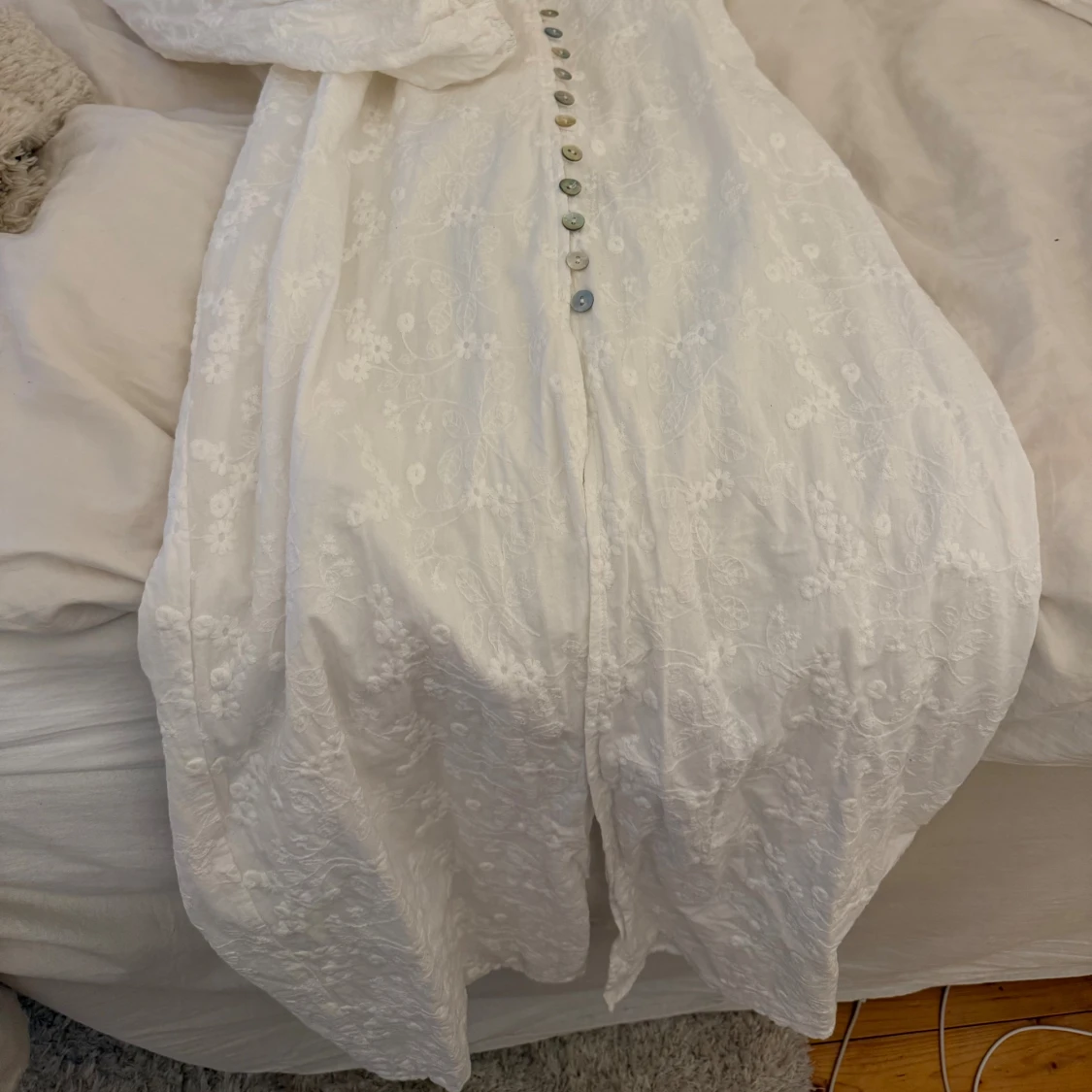 Vit långklänning - 1