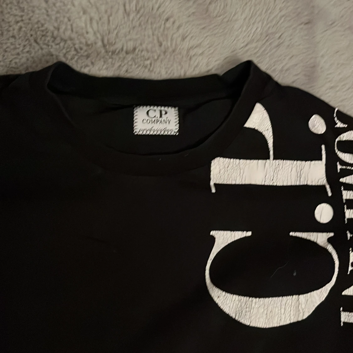 Svart C.P. Company t-shirt med tryck - 1