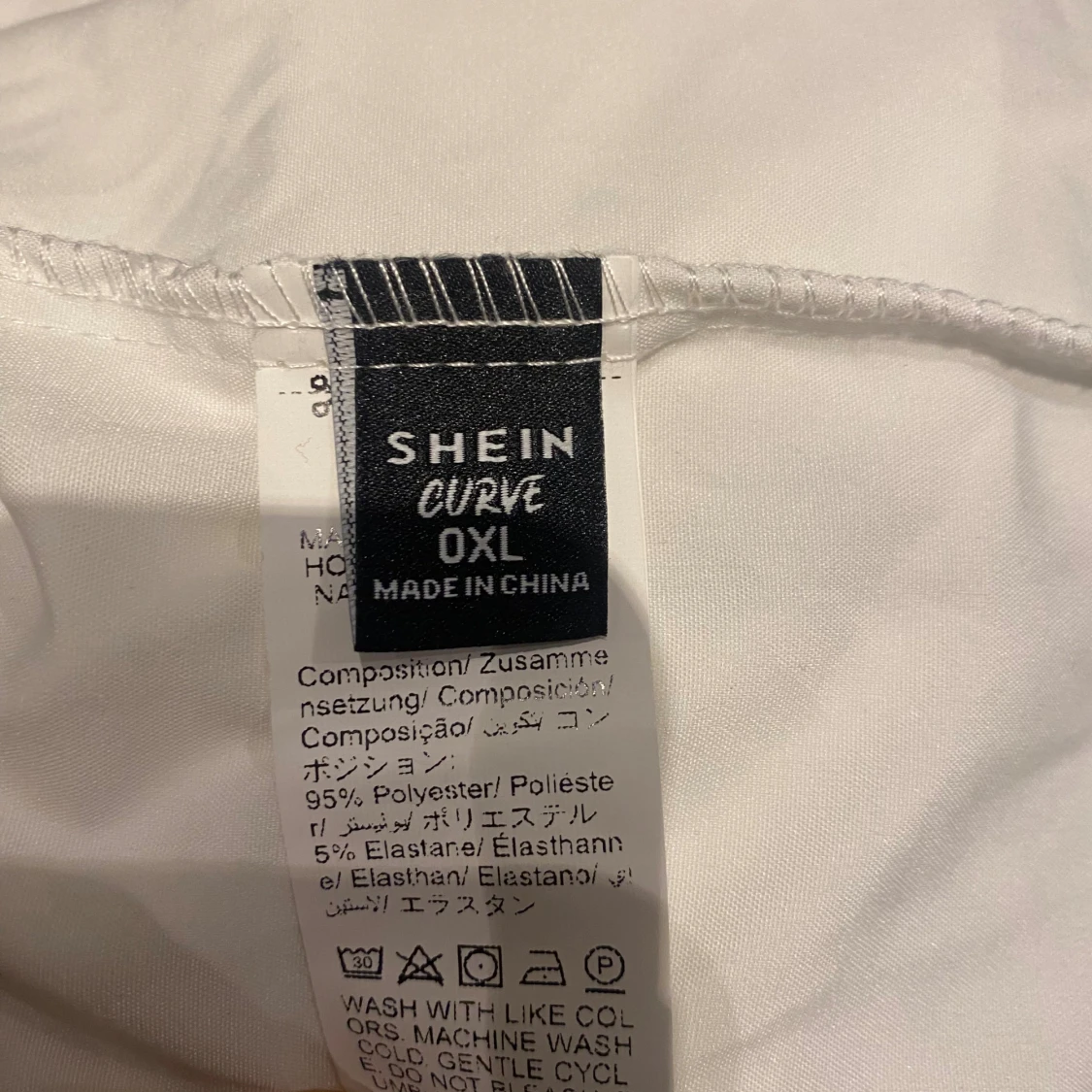 Svart långärmad peplumtop - 4