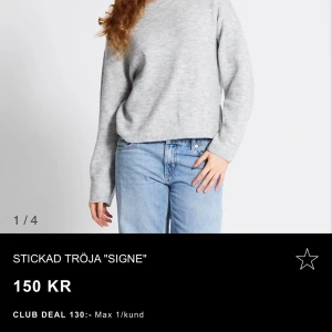 grå stickad tröja  - säljer denna helt nya stickade tröja i storlek M men passar som S eller xs 