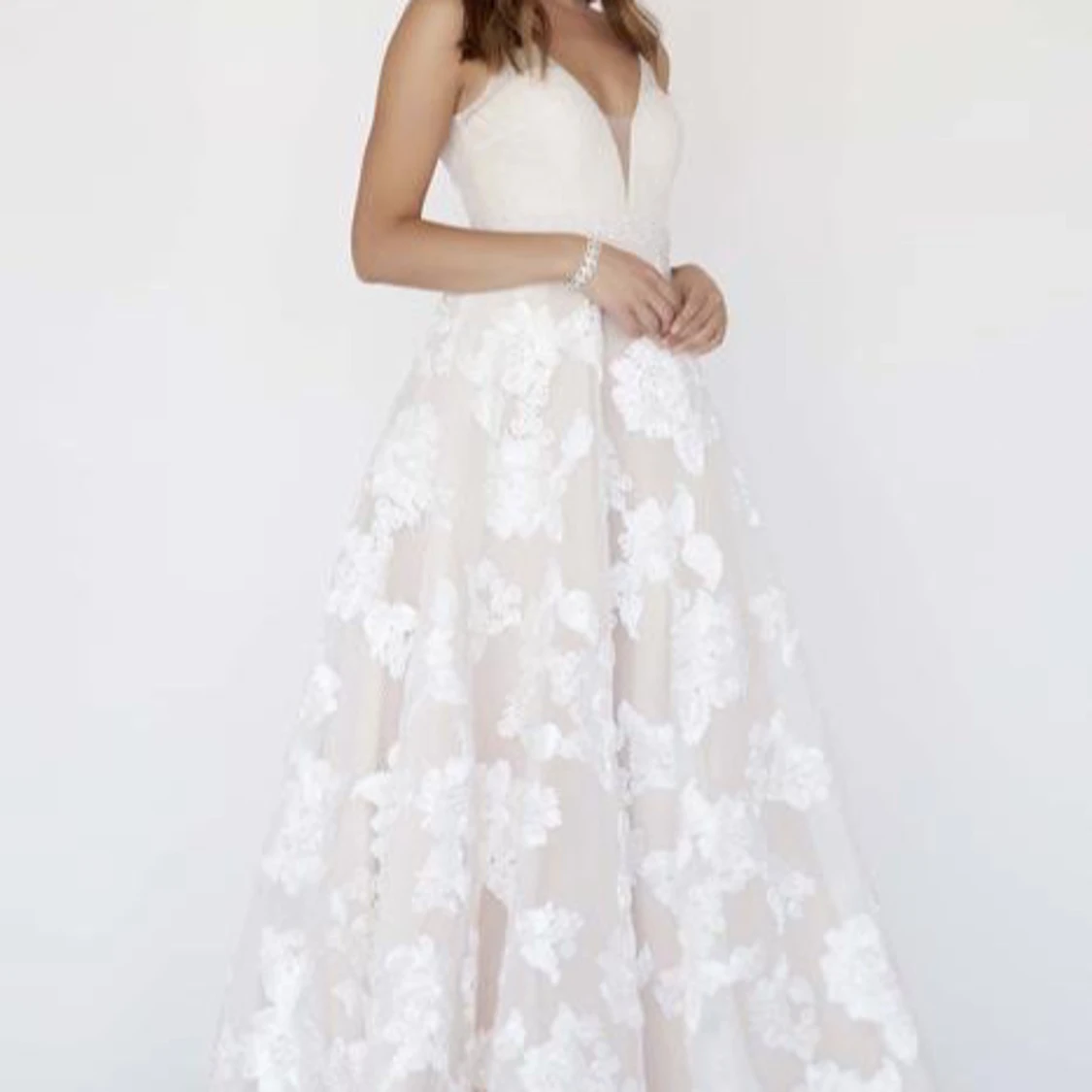 Rosa Klänning, Fest, Bröllop, Kväll, Storlek 8, Elegant, Söt - 2