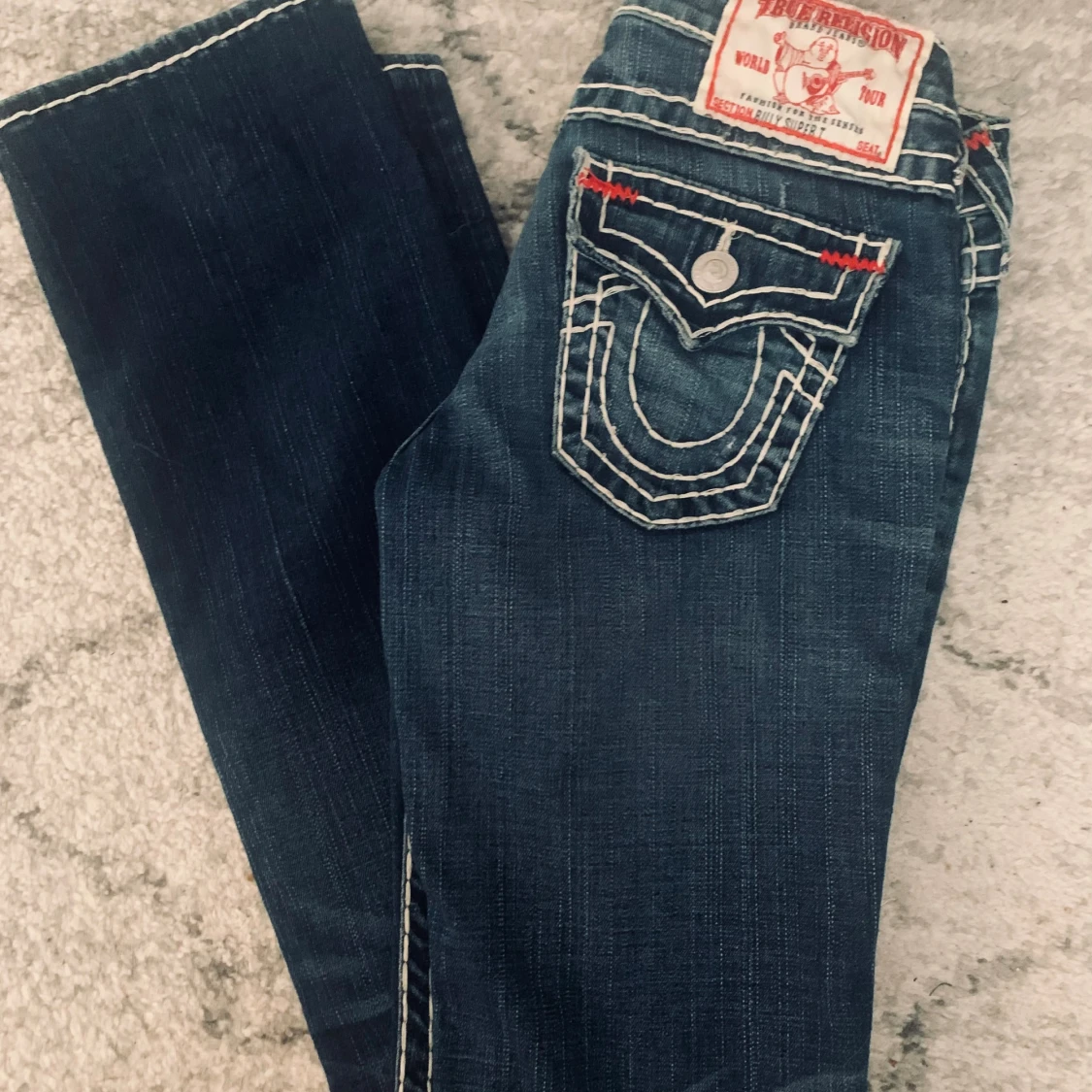 True Religion jeans med kontrastsömmar - 2