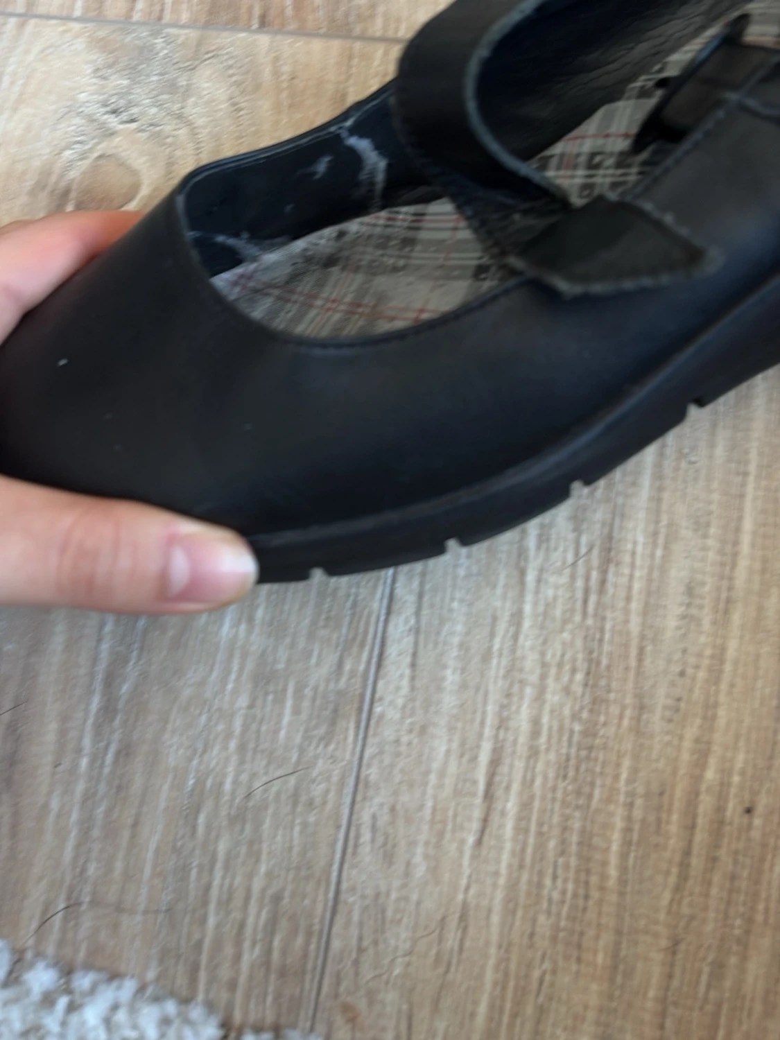 Svarta Mary Jane ballerinaskor med plattform - 2