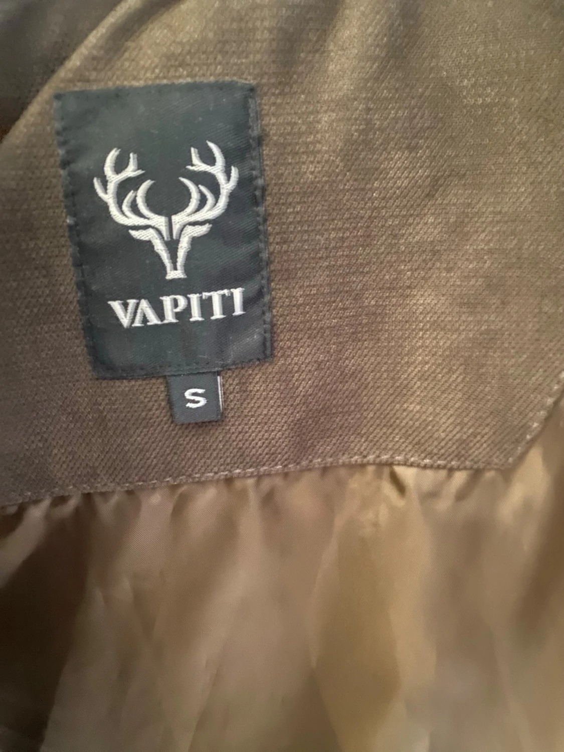 Brun quiltad väst från Vapiti S - 2