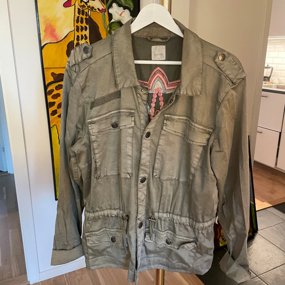 Grön parkajacka från Culture