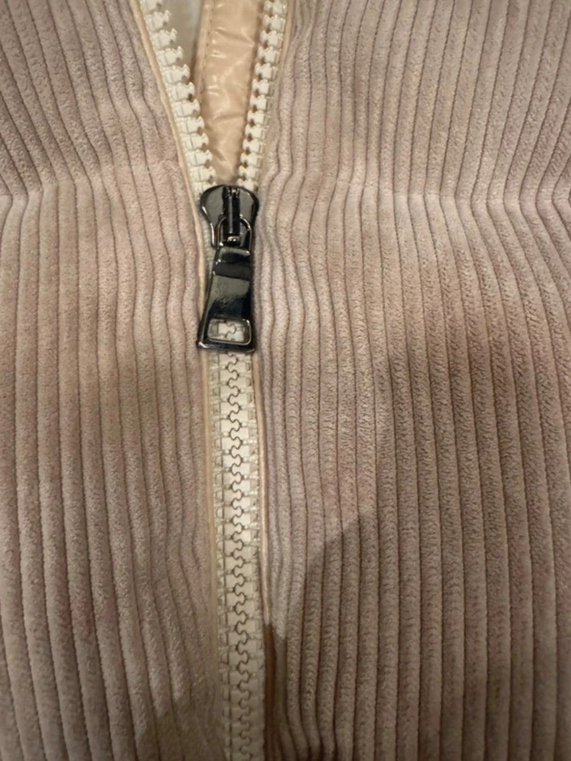 Beige pufferjacka Moncler - 1