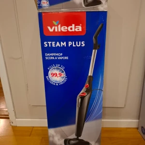 Ångmopp vileda bäst i test - Endast testad. Alla tillbehör medföljer. Kvitto med garanti finns. Köpt förra veckan