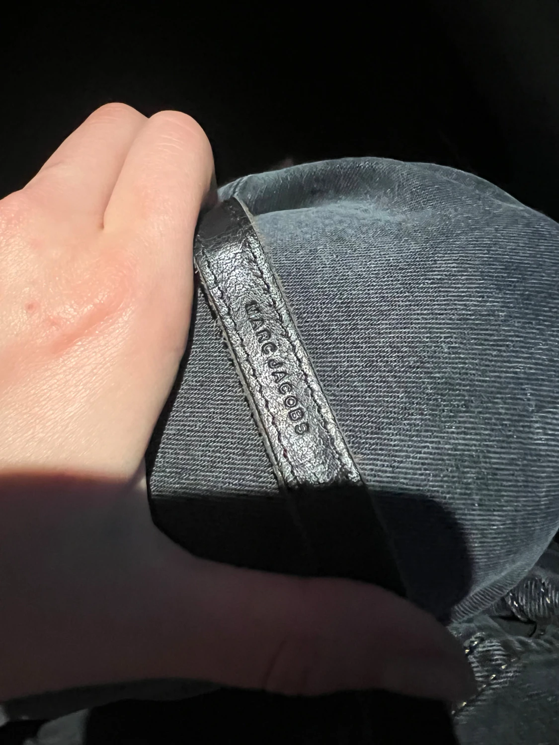 Svart läderarmband Marc Jacobs - 3