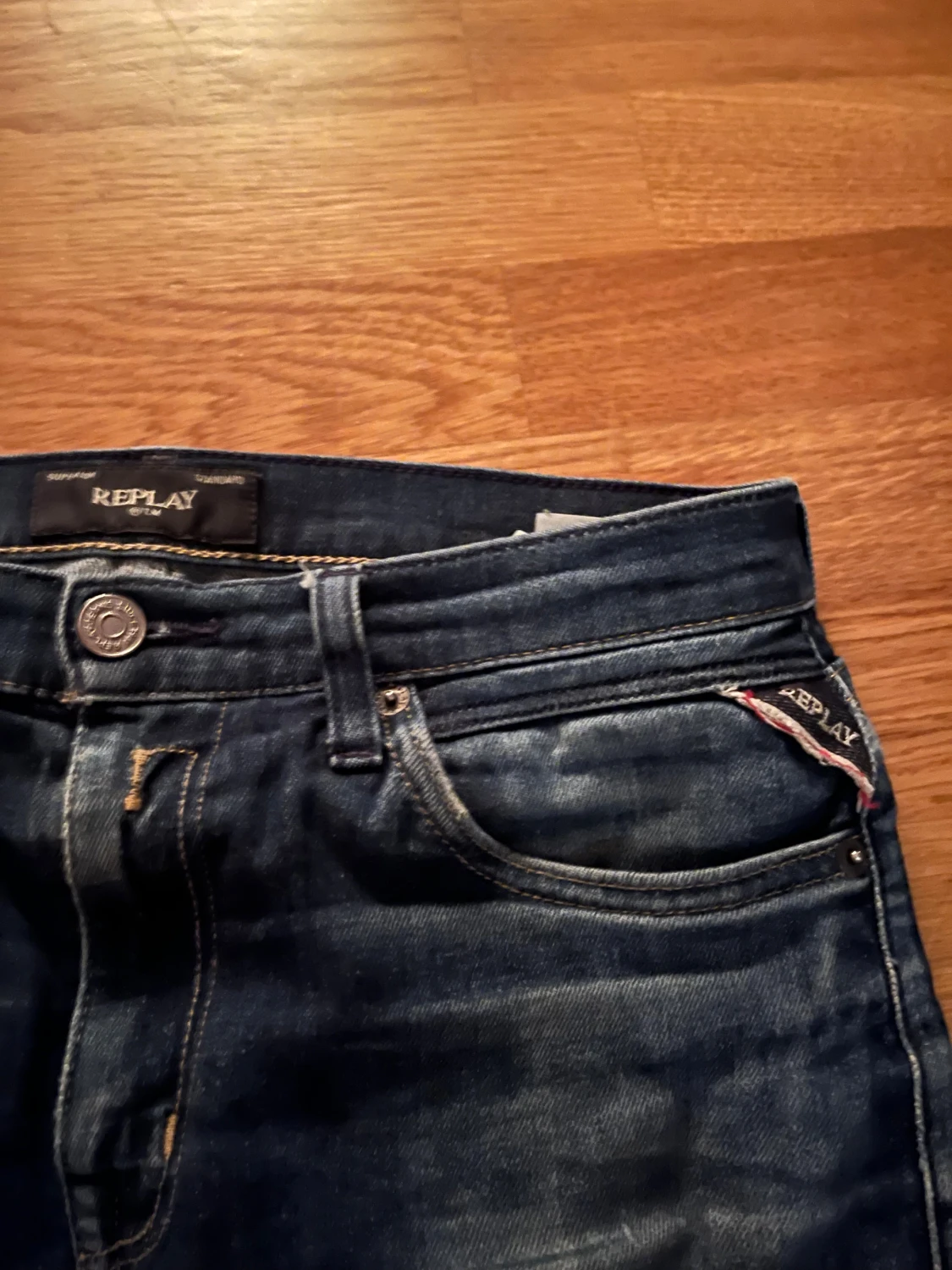 Blåa replay jeans w28 - 1