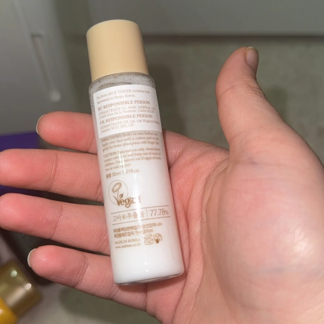 Rice Toner från I'm From 30ml - 1