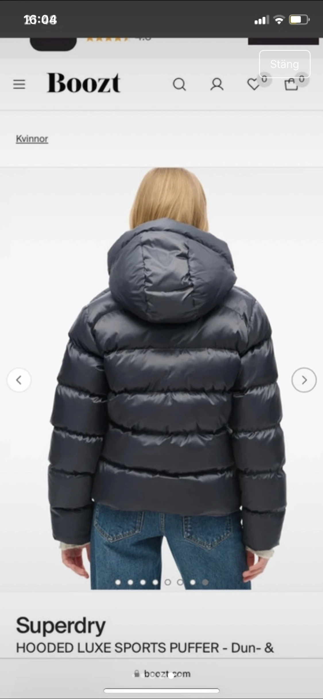 Svart pufferjacka från Superdry - 4