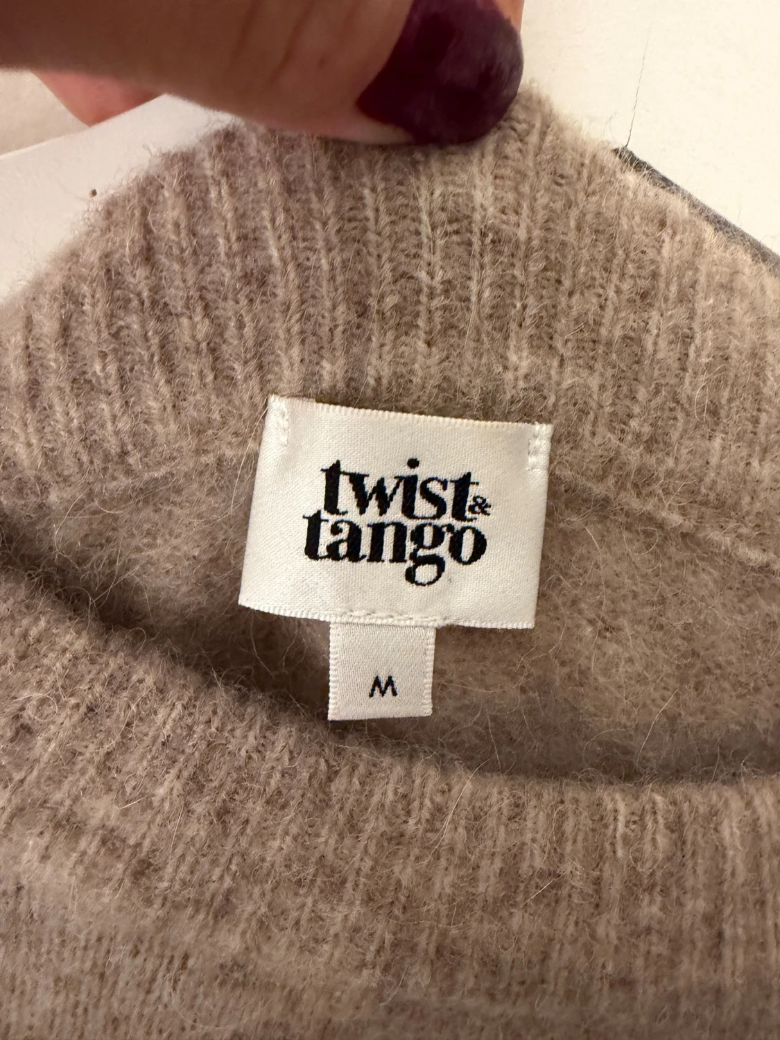 Beige stickad tröja Twist & Tango - 1