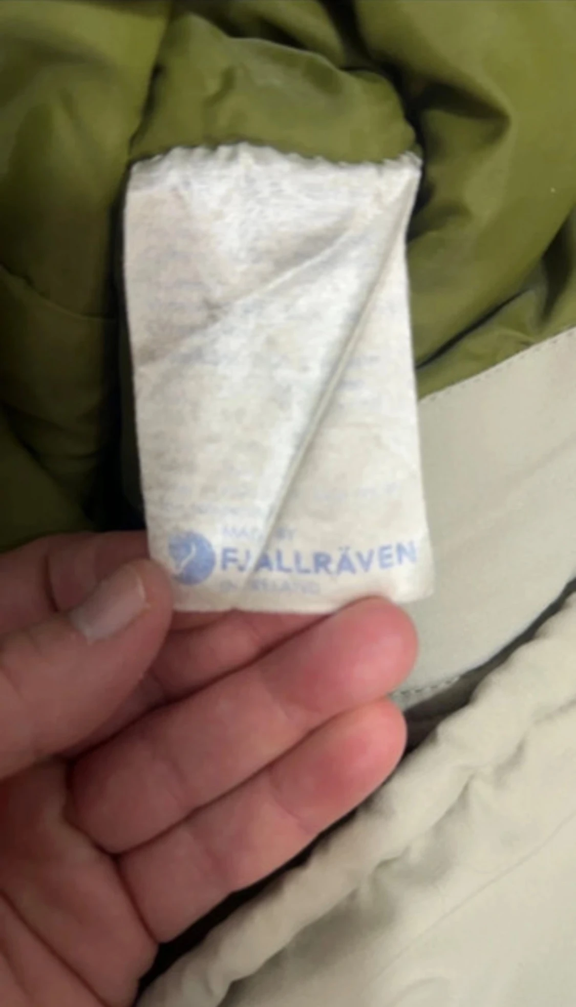 Beige Fjällräven parkajacka M - 3