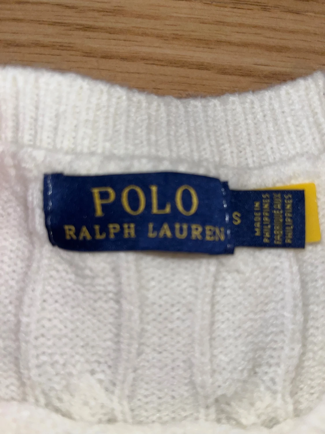 Vit stickad tröja Polo Ralph Lauren - 1
