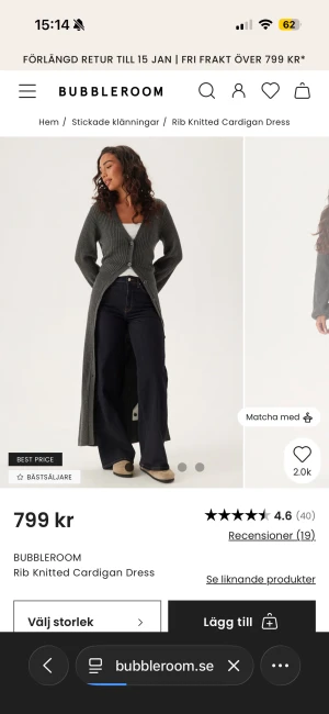 ‼️SÖKER DENNA KLÄNNING‼️ - Söker denna klänning från bubbelroom i storlek S.