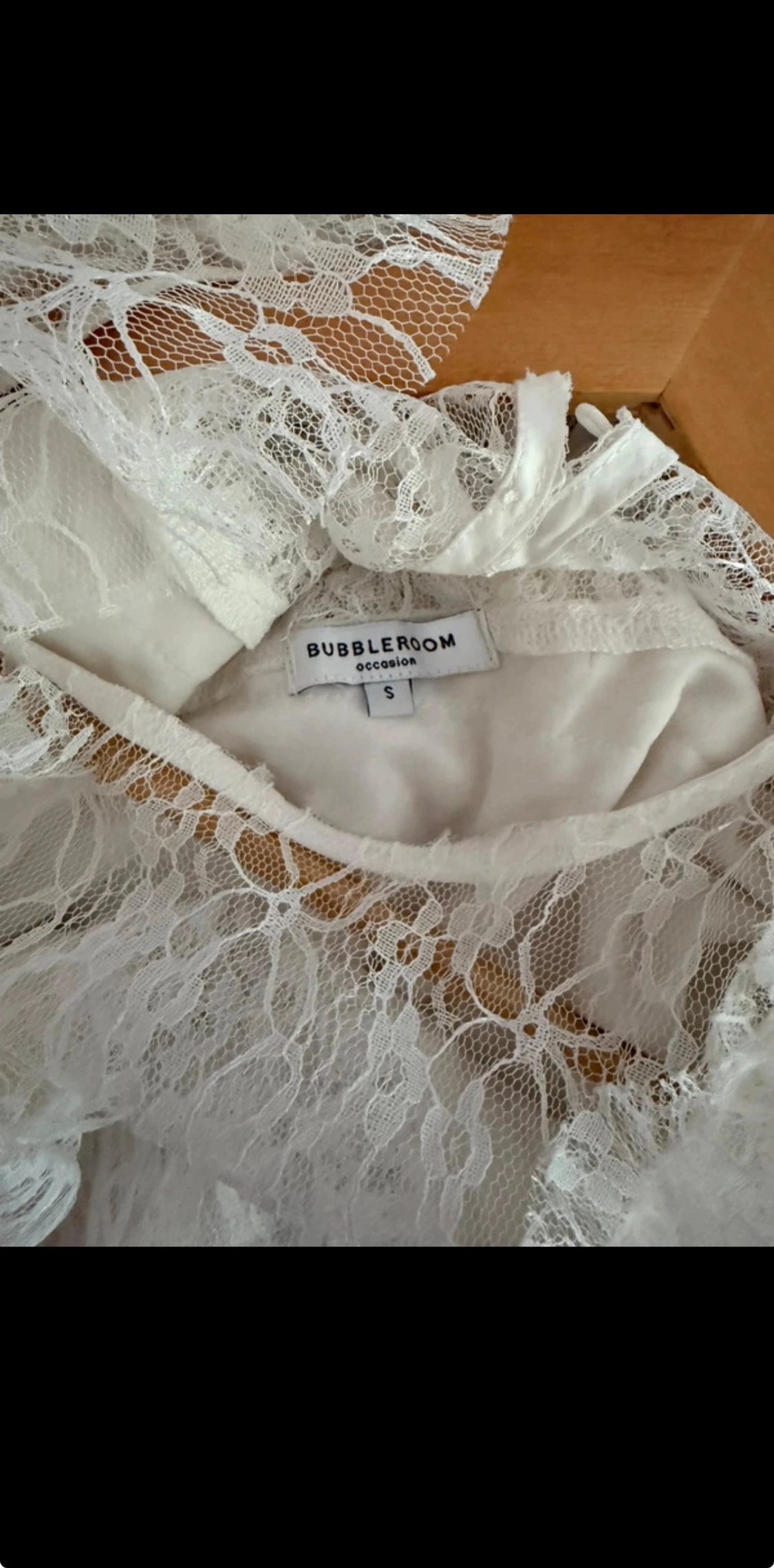Vit spetsklänning från Bubbleroom - 3
