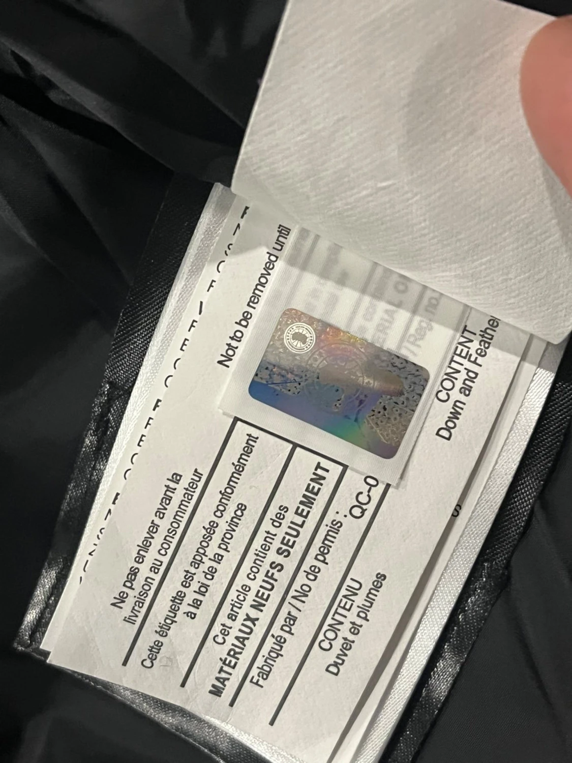 Mörkgrå Canada Goose dunjacka - 6