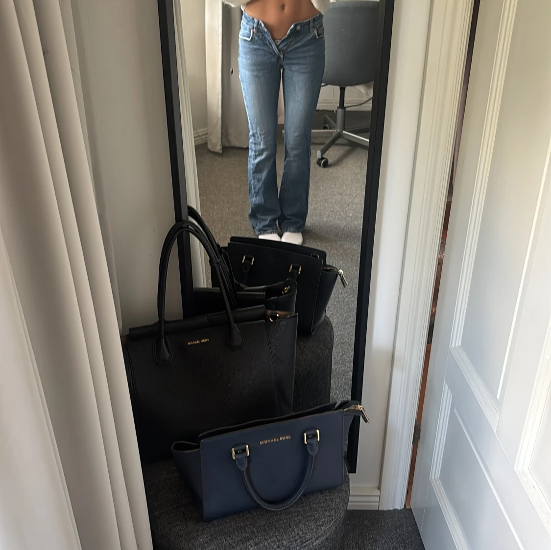 Blå bootcut jeans från g perfect jeans - 2