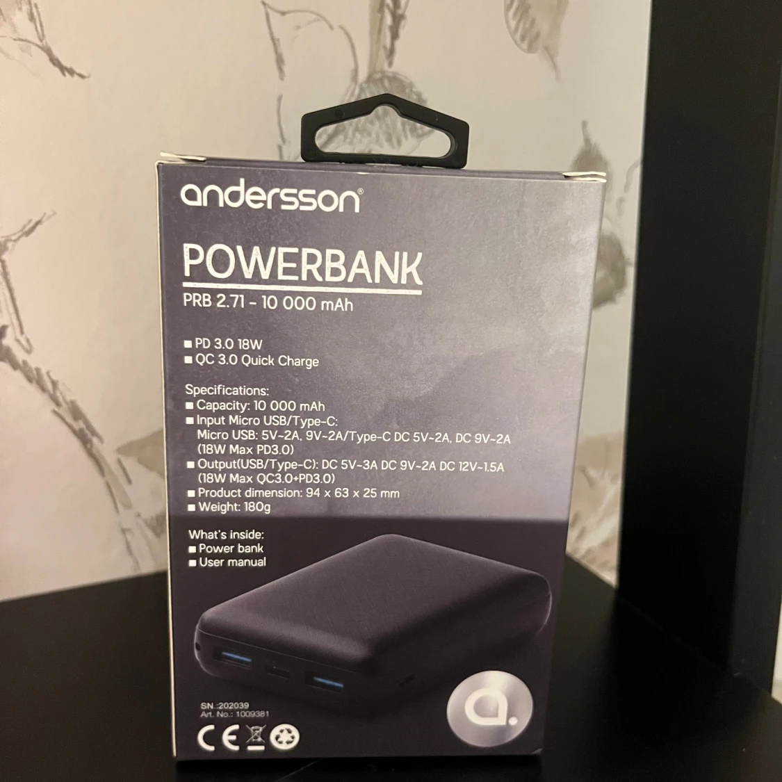 Andersson Powerbank PRB 2.71 10 000 mAh - 1
