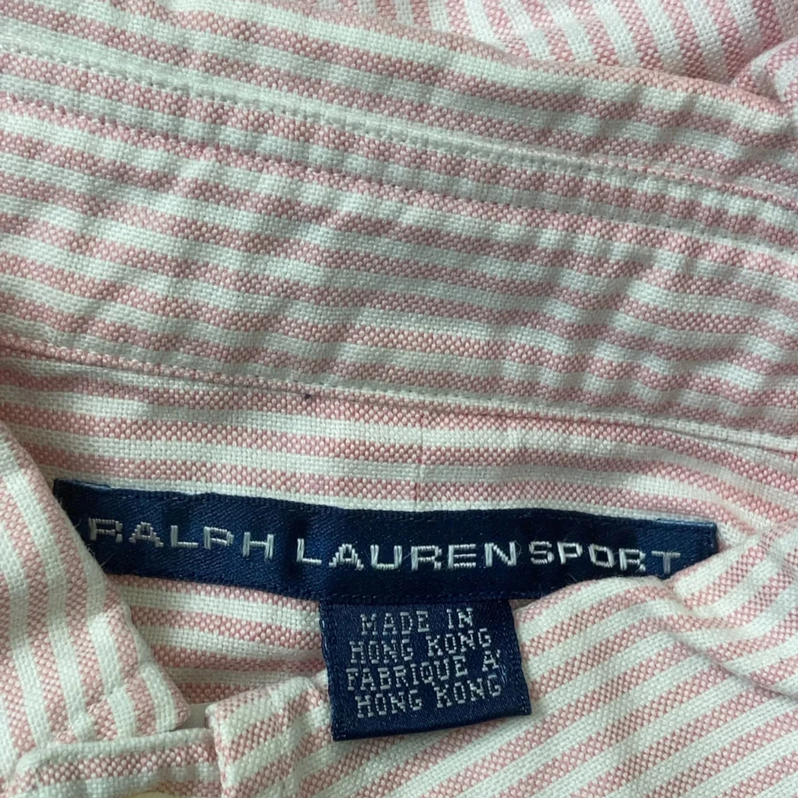 Rosa och vit randig skjorta Ralph Lauren - 2