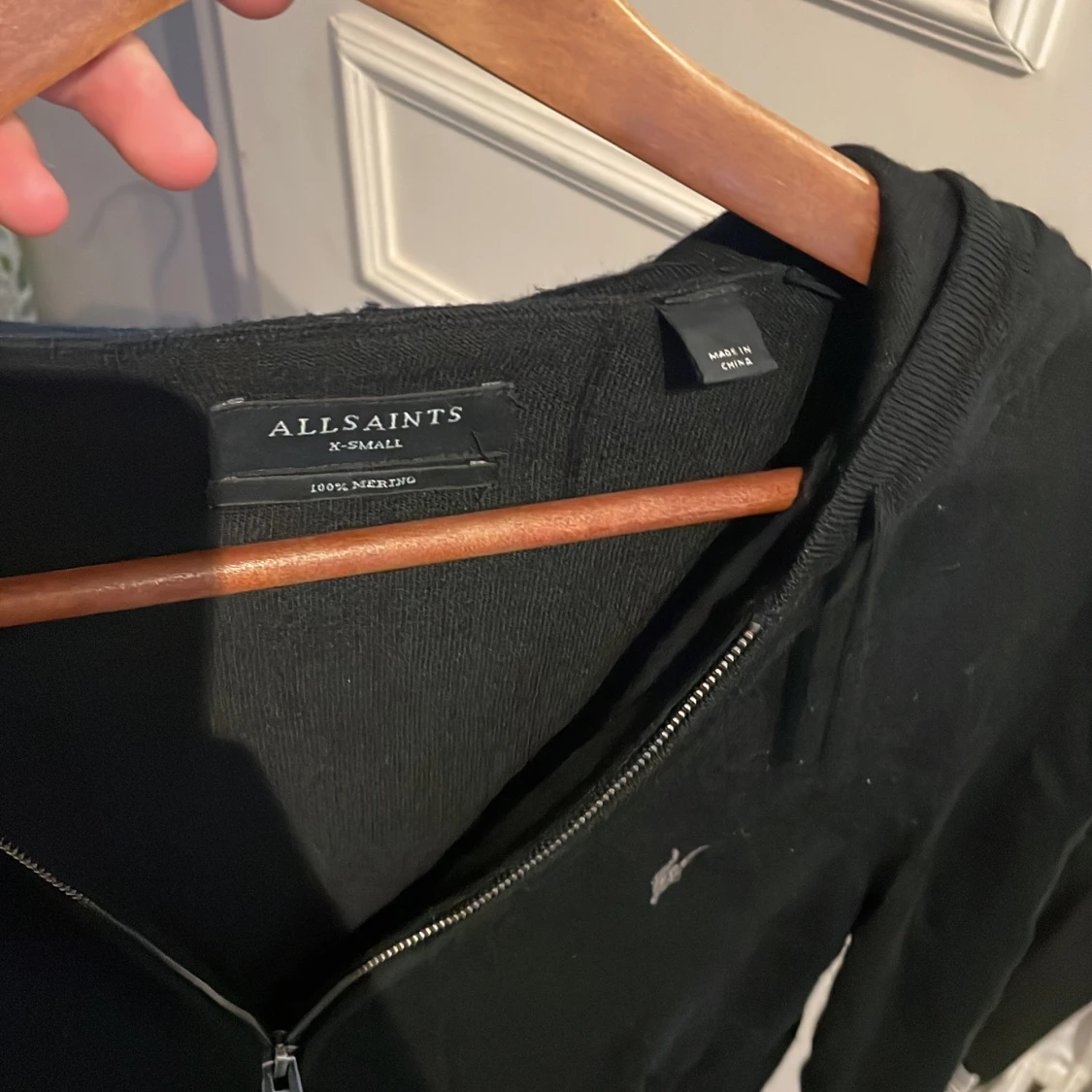 Merinoull zip från AllSaints - 4