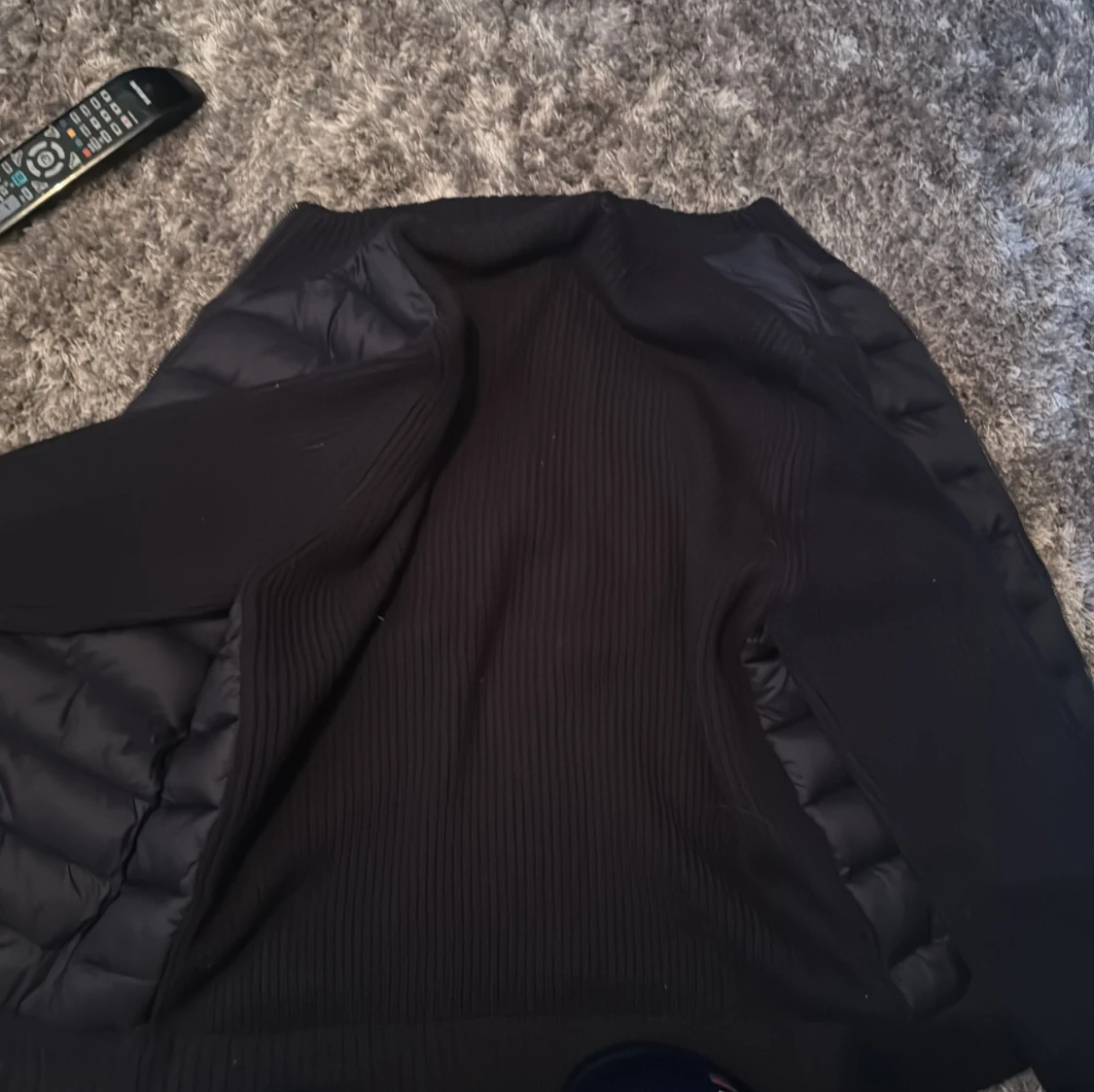 Svart quiltad pufferjacka Maglia Studio - 2