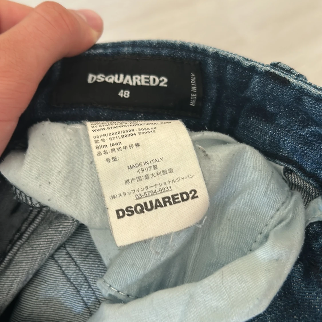 Dsquared2 slim jeans med färgstänk - 3
