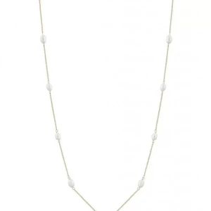 Edblad - Halsband Perla Multi Långt Guld - Stilrent halsband med tunn guldfärgad kedja och små vita pärlor jämnt utplacerade längs hela kedjan. Perfekt för dig som gillar en enkel men elegant look. Halsbandet har en klassisk design som passar till många olika outfits.