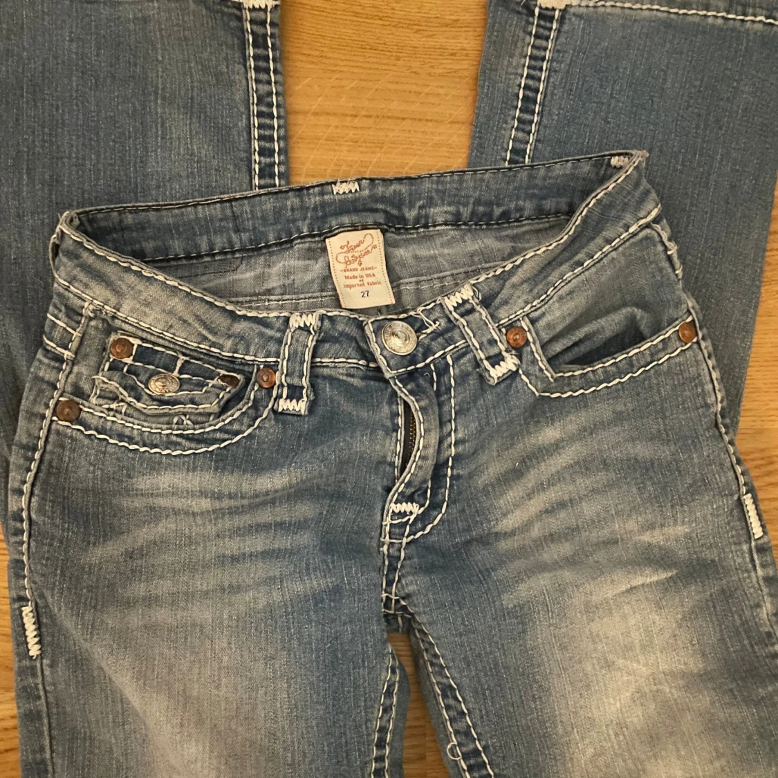 True Religion ljusblå bootcut jeans - 3