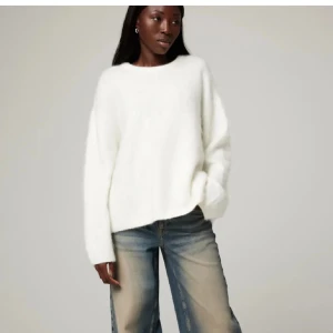 Vit mohair tröja - Superfin mohair tröja från bikbok! 