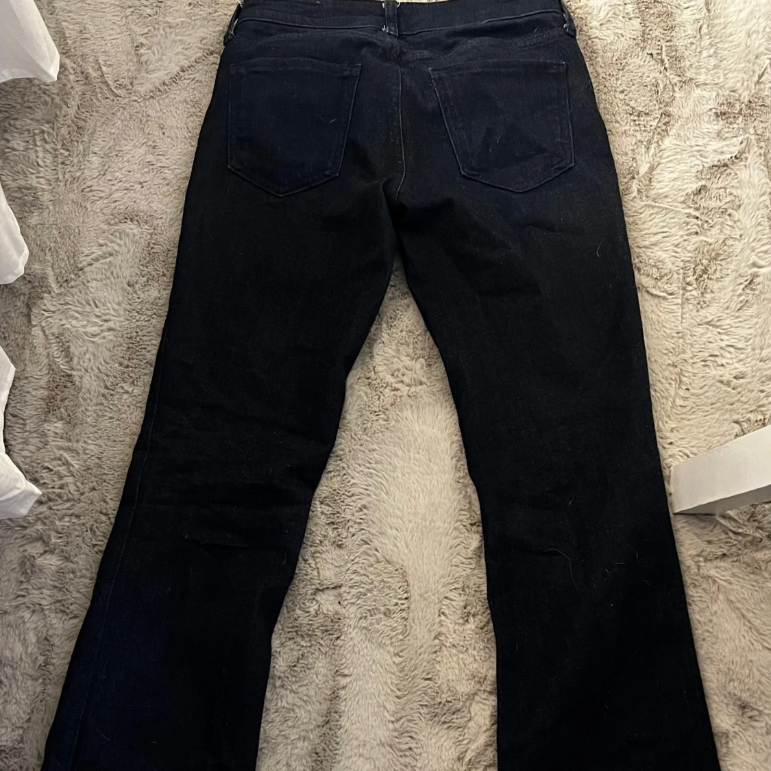 Mörkblå bootcut jeans från Zara - 3