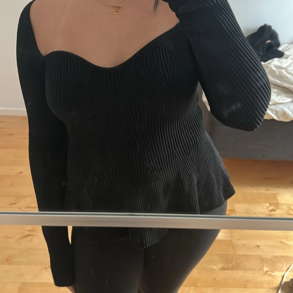 H&M stickad topp - 2