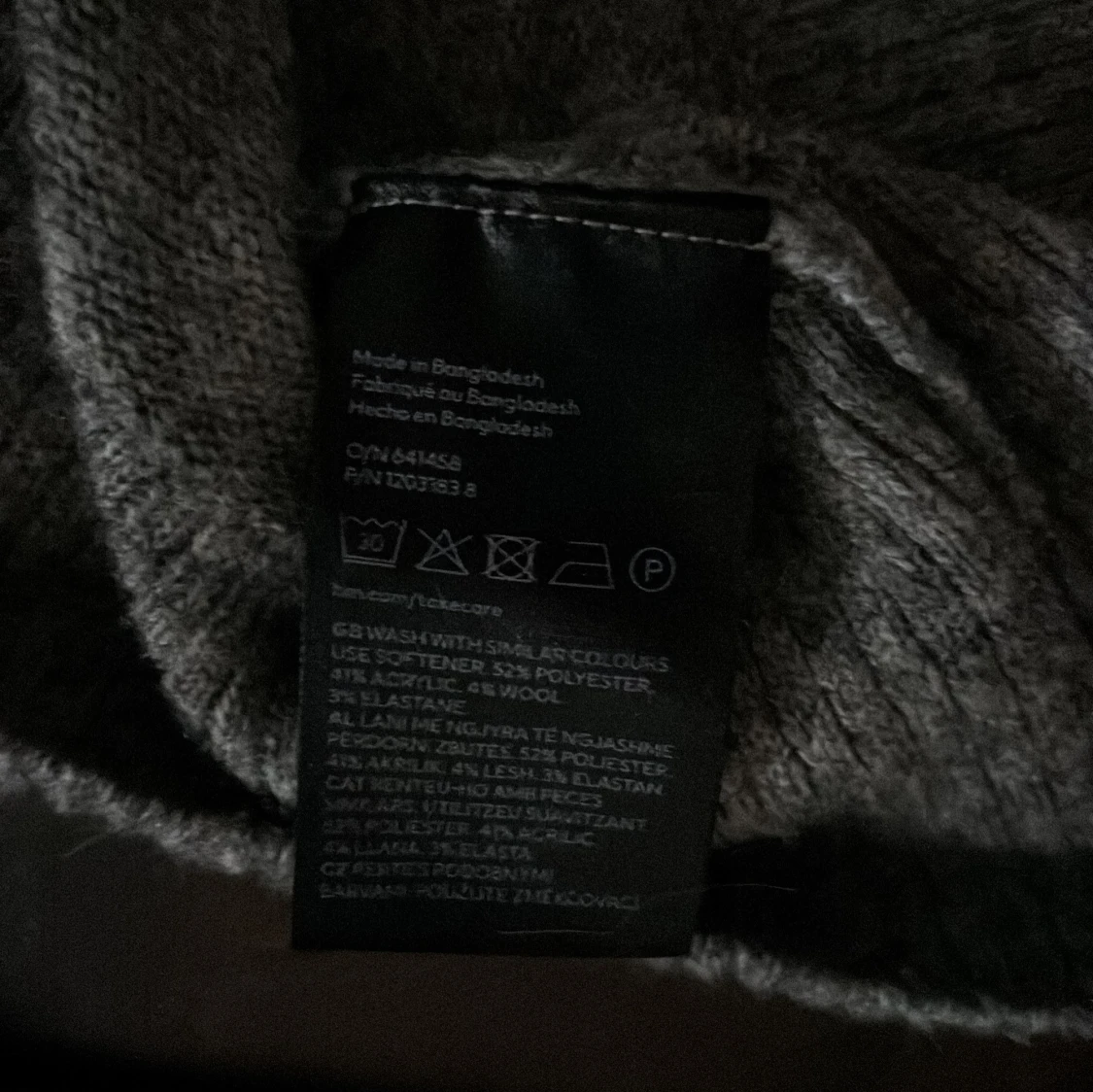 Grå stickad tröja från H&M XS - 3