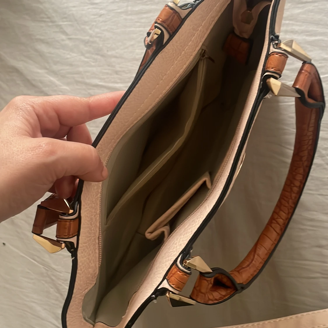 Beige handväska från Mulberry - 3