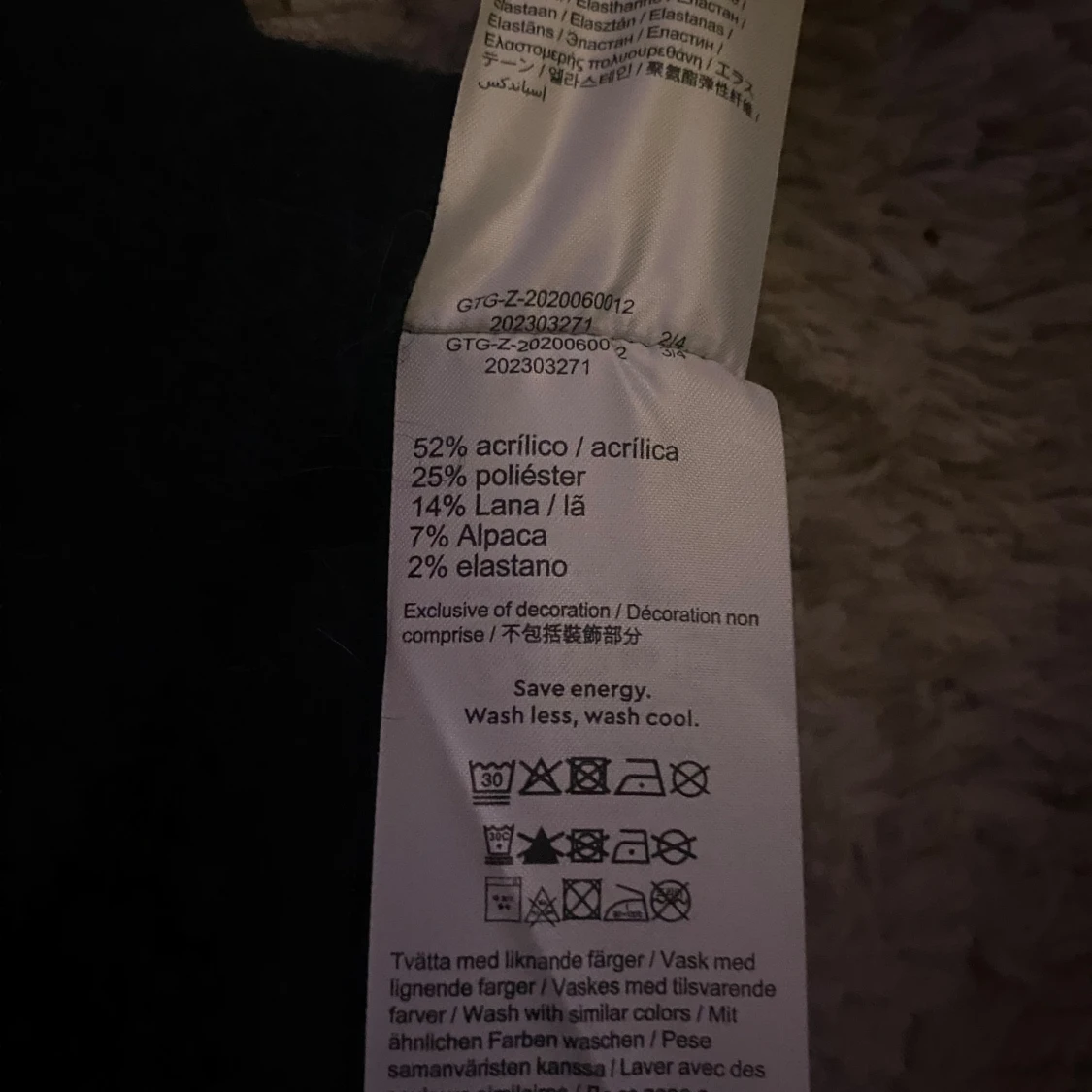 Stickad kortärmad tröja, ifrån Gina tricot Young  - 2