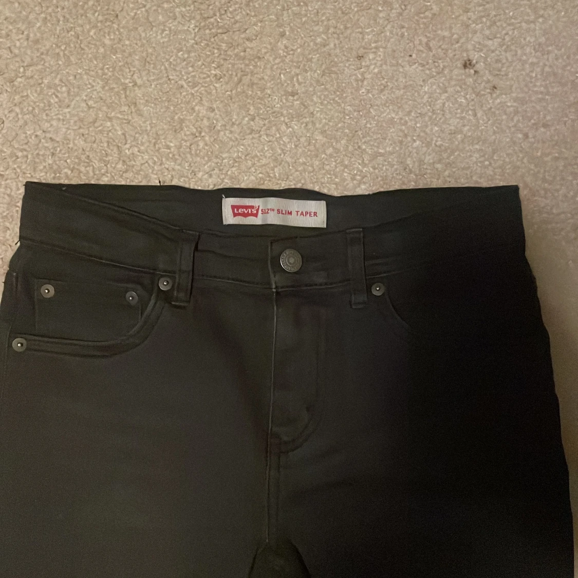 Svarta Levi's 512 Slim Taper jeans - 1