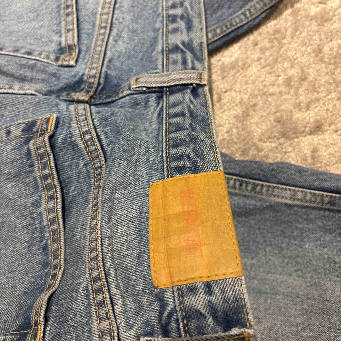 ljusblå jeans straight fit - 2