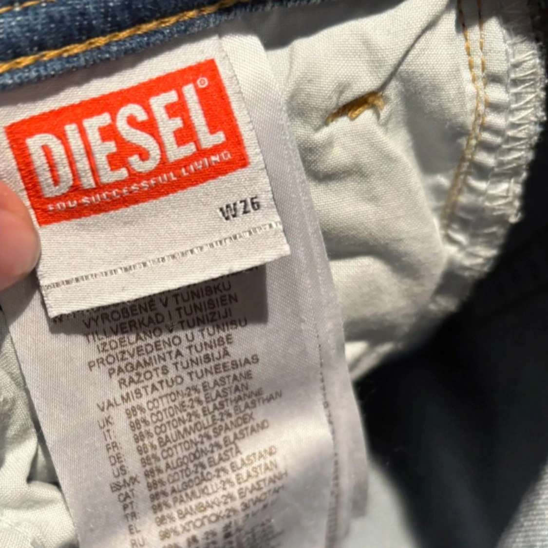 Blå bootcut jeans från Diesel W26 - 2