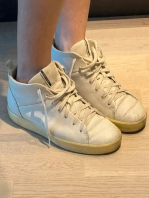  Ecco höga sneakers, strl 38 - I läder